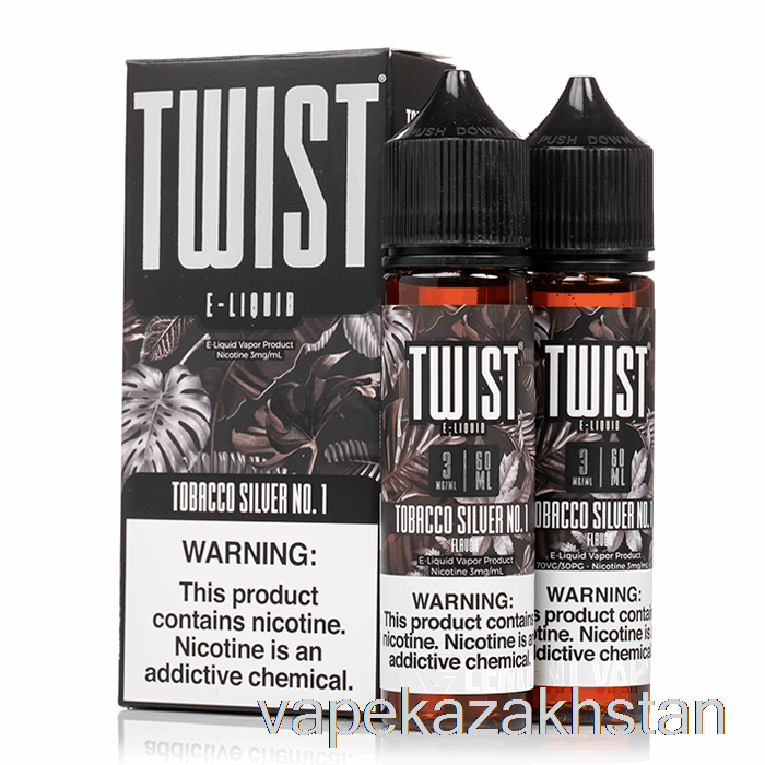 Vape Kazakhstan Tobacco Silver No. 1 - Twist E-Liquid - 120mL 18mg